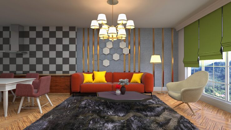 Modern modular interiors with stylish kitchen and wardrobe designs